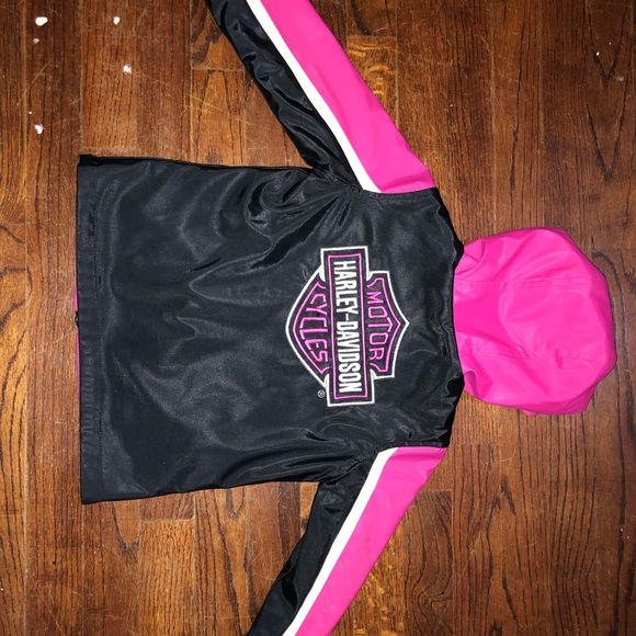 size 4/5t Harley Davidson Reversible coat! - Picture 2 of 5